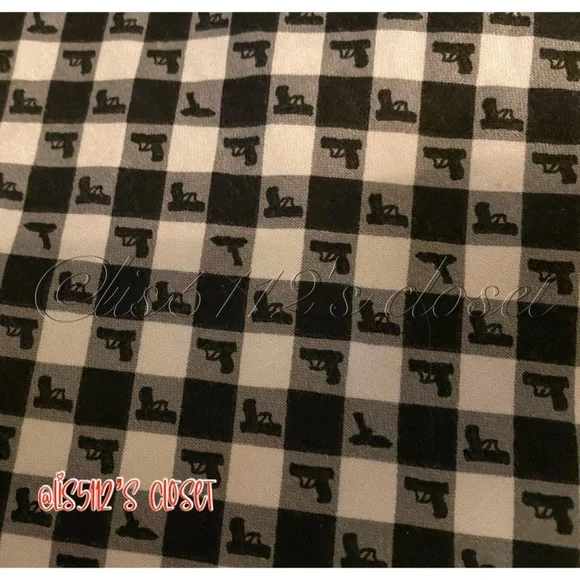 Torrid Orphan Black Alison Peter Pan Collar Gun Print Retro Swing Dress 22 3X - Picture 3 of 16